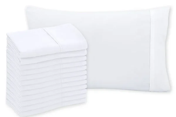 Royale Linens White Pillowcase Set of 12 - Queen 20