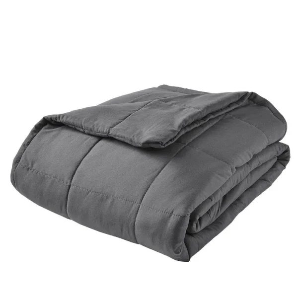 StyleWell Charcoal Gray 15 lb. Weighted Blanket, Grey