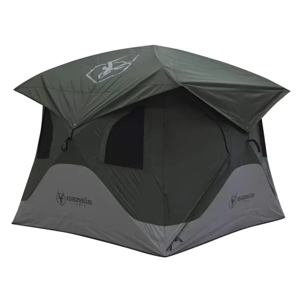 Gazelle Tents™, T3X Portable Hub Tent, 3 - Person, Alpine Green, GT301GR