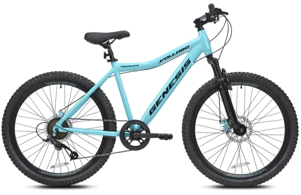 26-inch Vallaro Women's Aluminum Mountain Bike. Light Blue