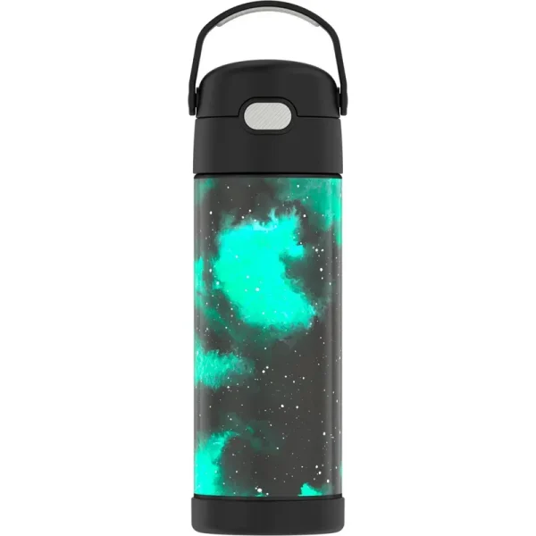 Thermos Funtainer Bottle with Spout Lid - Galaxy Green - 16 oz