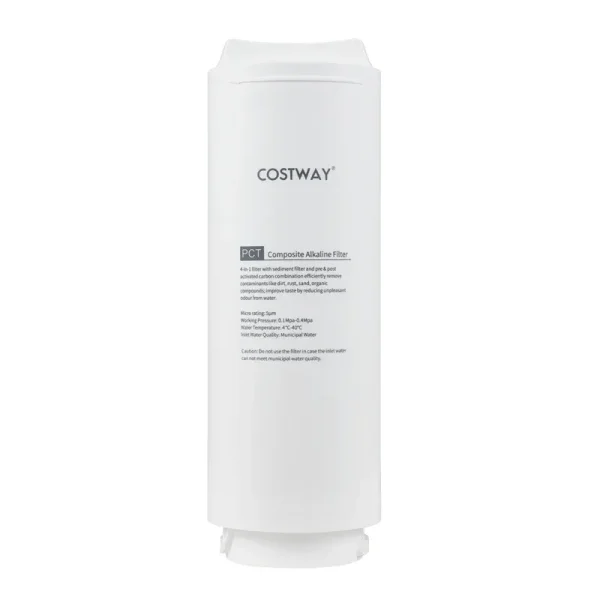 Replacement PCT Filter for AW-RB20 AW-RB05 RO System, Alkaline PH+ Composite Water Filter Cartridge, Twist-in Installation, 12-Month Lifespan