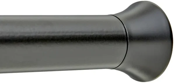 AmazonBasics Tension Curtain Rod - 36-54, Black