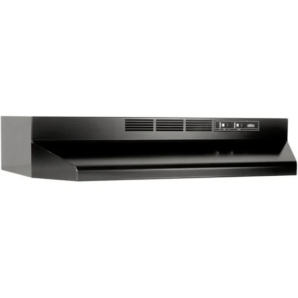 Broan 30 Ductless Under Cabinet Range Hood, Black