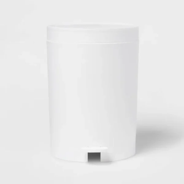Room Essentials Step White Wastebasket | Target