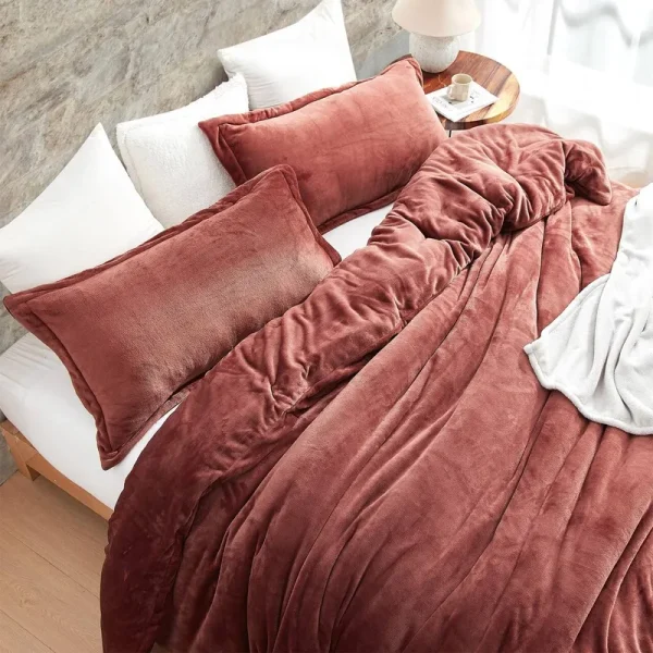 Wait Oh What - Coma Inducer King Duvet Cover - Maple Syrup