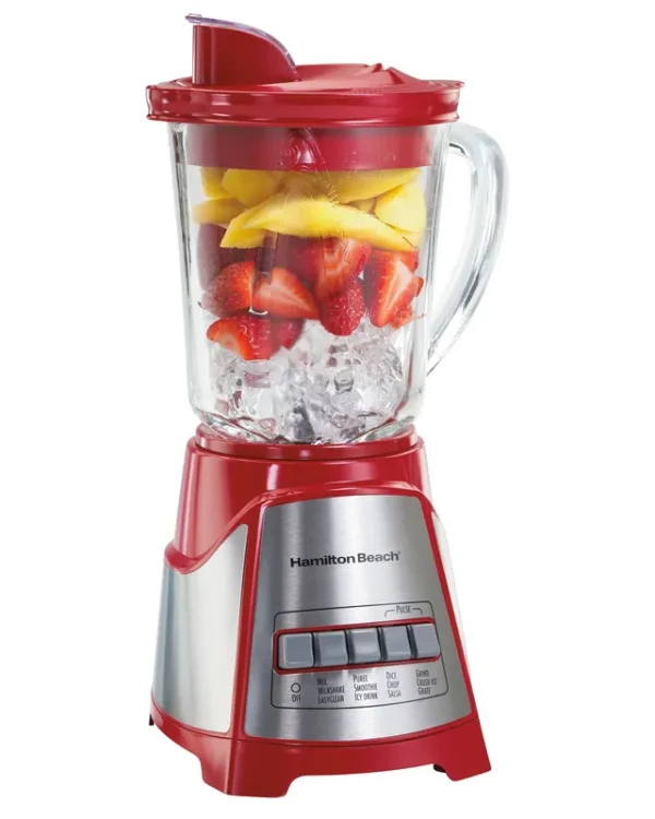 Hamilton Beach Ensemble 40 oz Multi-function Blender - Red/Silver