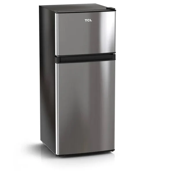TCL 4.5 Cu. ft. Two Door Refrigerator A Stainless Look, MR453L