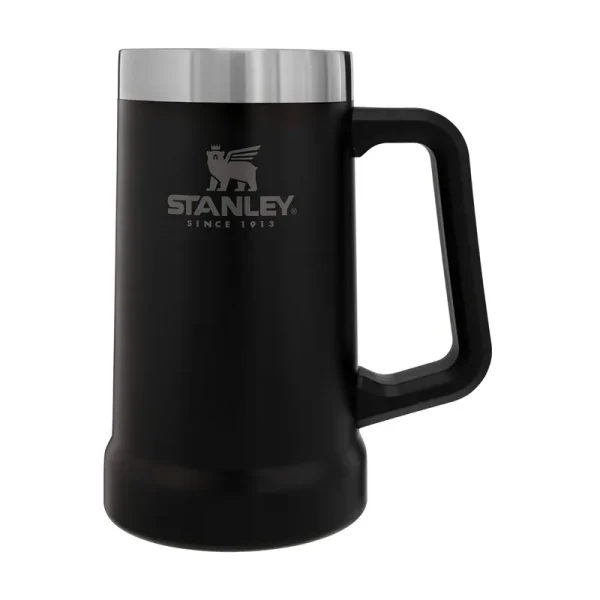 Stanley 24 oz. Adventure Big Grip Beer Stein, Matte Black
