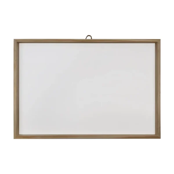 17" x 25" White Plaque with Natural Wood Frame by Make Market | Michaels