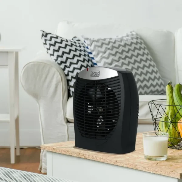 Black+decker Electronic Heater/Fan Black