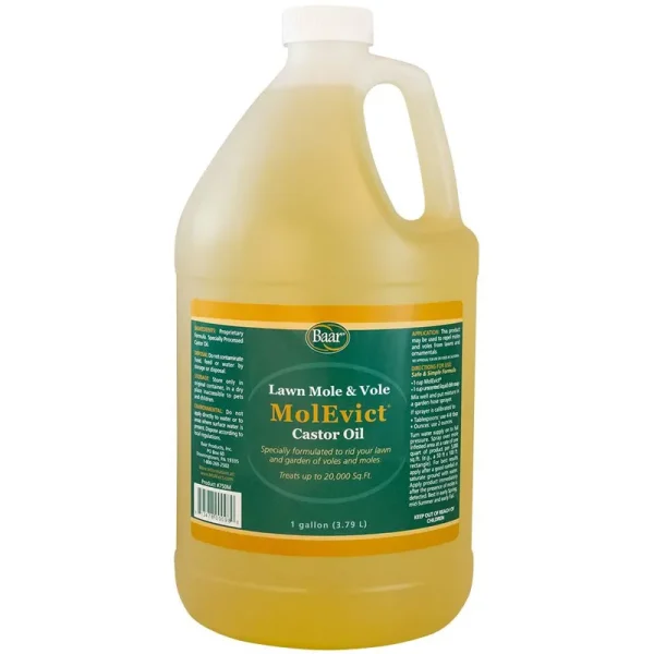 Baar Lawn Mole Castor Oil, MolEvict, Gallon