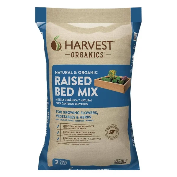 Harvest Organics ORGRB2HO Organic Raised Bed Soil - Each