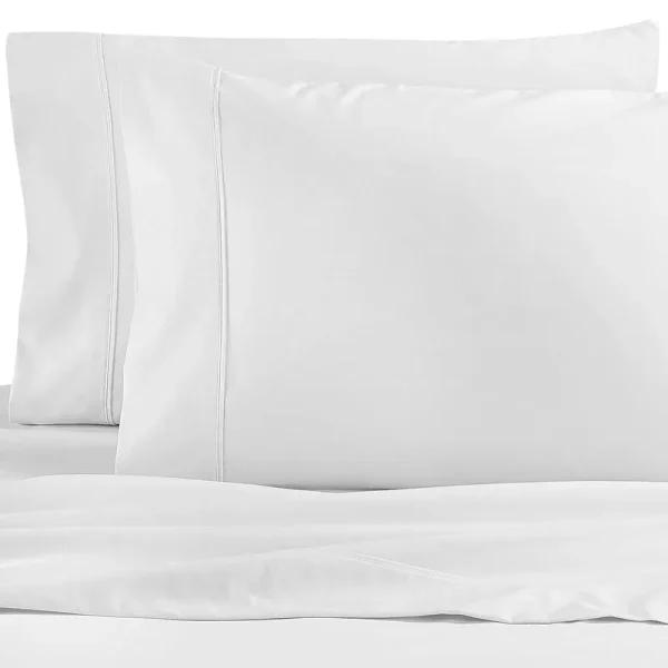 Wamsutta Dream Zone 1000-Thread-Count PimaCott Queen Sheet Set in Whit