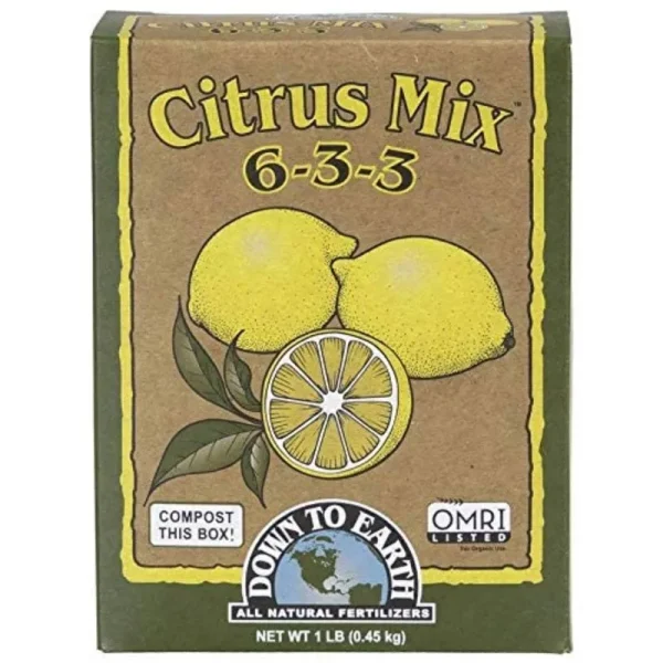 Down to Earth 6-3-3 Citrus Mix Fertilizer - 1 lb