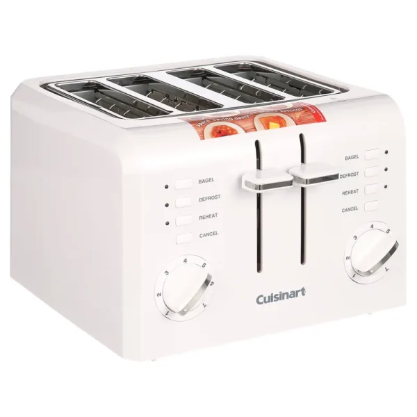 Cuisinart 4-Slice Compact Toaster - White