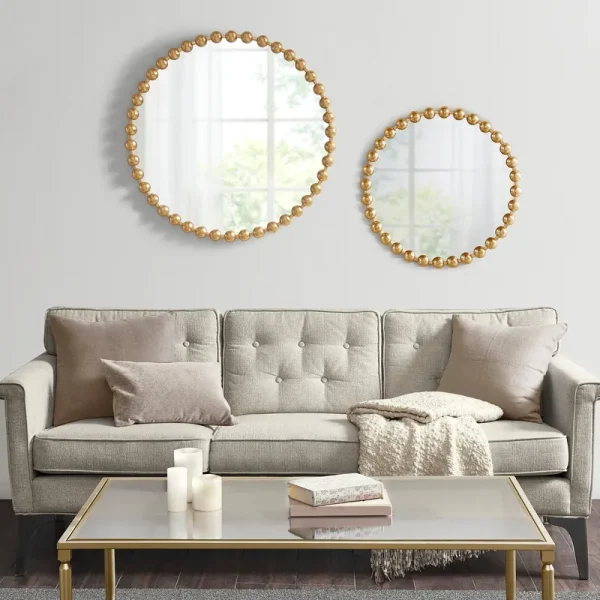 Madison Park Signature Marlowe Wall Mirror, Gold