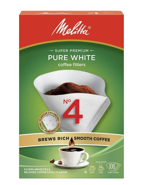 Melitta Coffee Filters, Super Premium - 100 filters