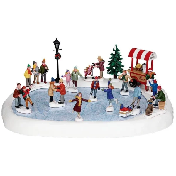 Lemax Village Skating Pond with Sound