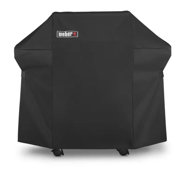Weber Genesis II 3-Burner Premium Grill Cover, Black