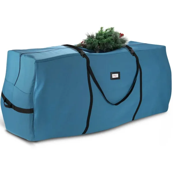 Hearth & Harbor Blue Christmas Extra Large Tree Storage Bag 9 ft.