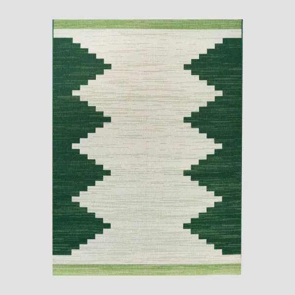 5'3"x7' Mod Desert Outdoor Rug Green - Project 62