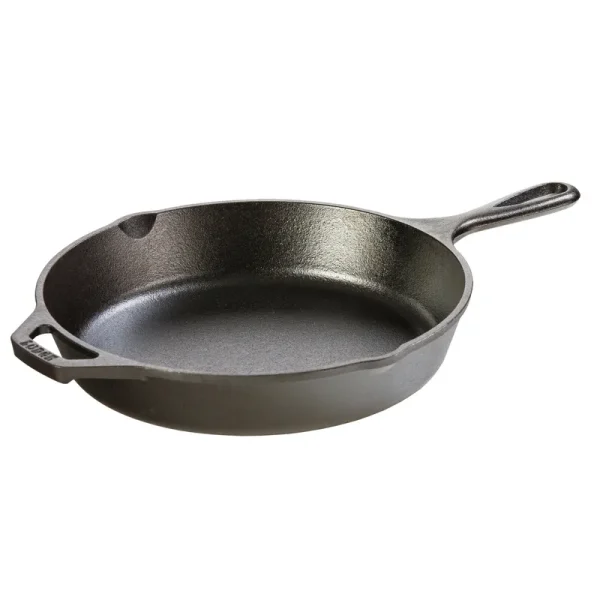 Lodge Cast-Iron Skillet with Assist Handle - 12" Diameter