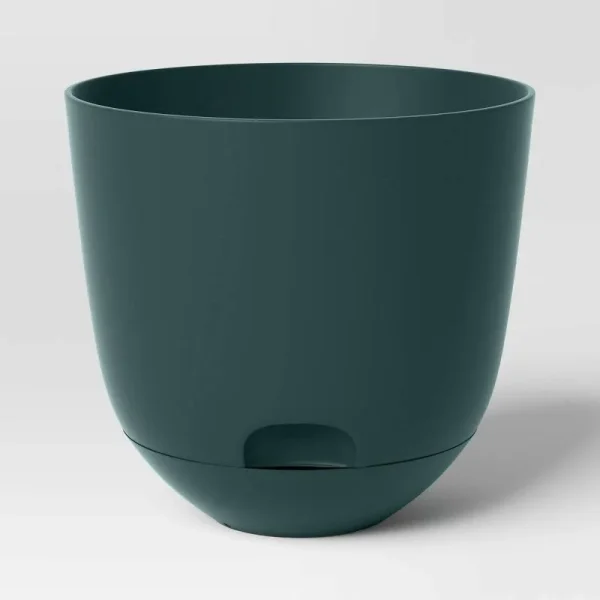 Self-Watering Plastic Indoor Outdoor Planter Pot Fern Shower 12"x12" - Room Essentials