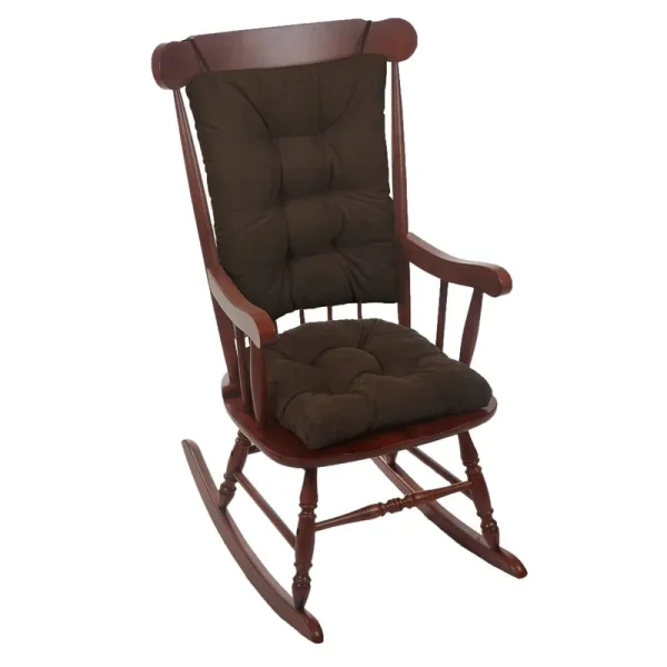 Rocking Chair Seat/Back Cushion Wayfair Basics Fabric: Chocolate
