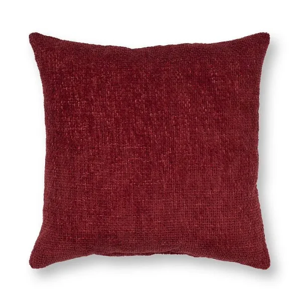 Sonoma Goods for Life Graystone Chenille Throw Pillow, Dark Red, 18x18