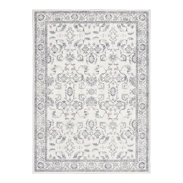 Sonoma Goods for Life Dream Step Area Rug, White, 5x7 ft
