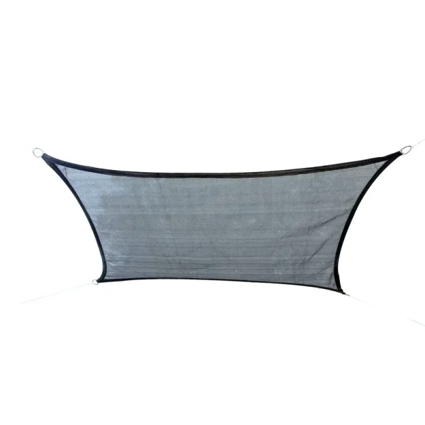 Outsunny 13' x 20' Rectangular Sun Shade Sail Canopy - Gray