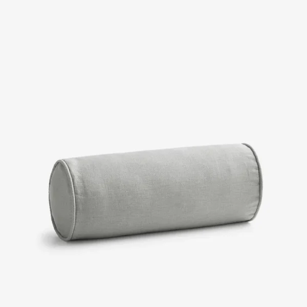 Linen Pillow Cover - Gray, Size Neckroll | The Company Store