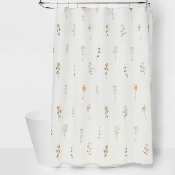 Botanical Floral Shower Curtain - Threshold
