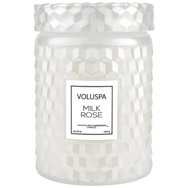 Voluspa - Large Jar Candle - Milk Rose
