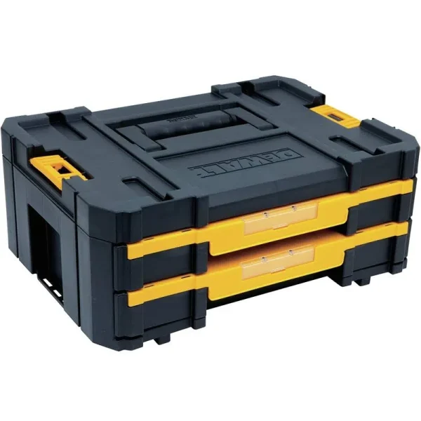 DeWalt DWST17804 Tstak IV Double Shallow Drawers Tool Boxes, New
