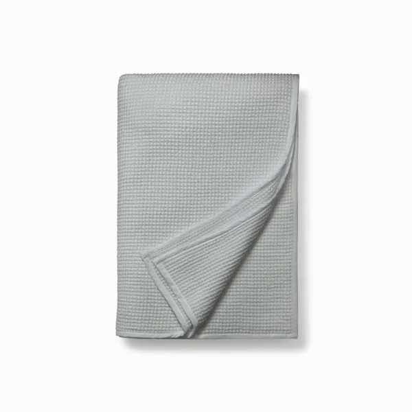 Boll & Branch Organic Waffle Blanket - Shore