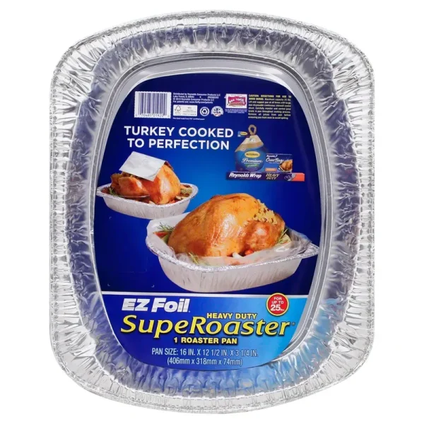 EZ Foil Roaster Pan, Heavy Duty SupeRoaster