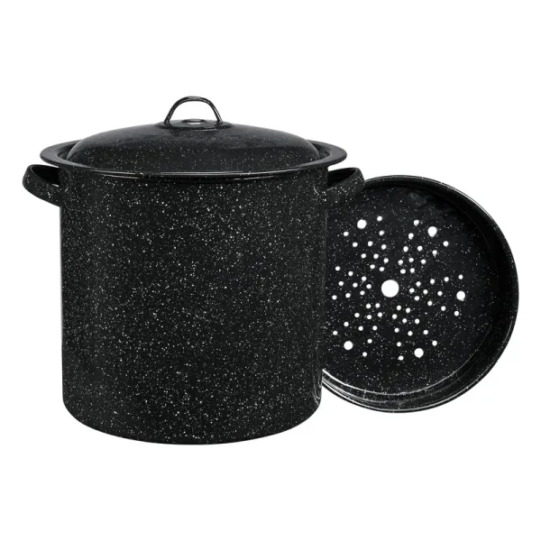 Granite Ware Steamer & Stock Pot, 15.5 Qt