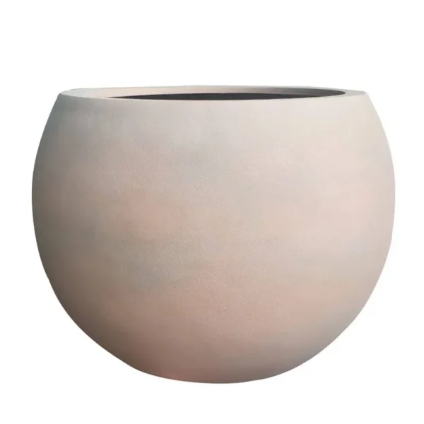 Dorlis Fiberstone Pot Planter Orren Ellis Color: Terracotta Pink, Size: 10" H x 13" W x 13" D
