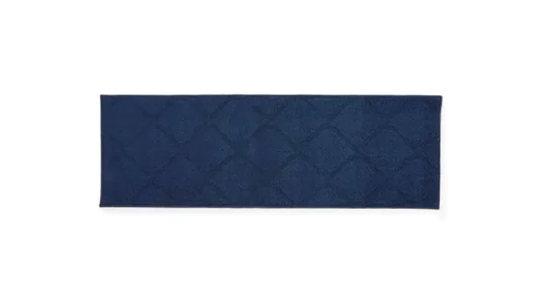 Broyhill 20" x 60" Navy Quatrefoil Runner - Each