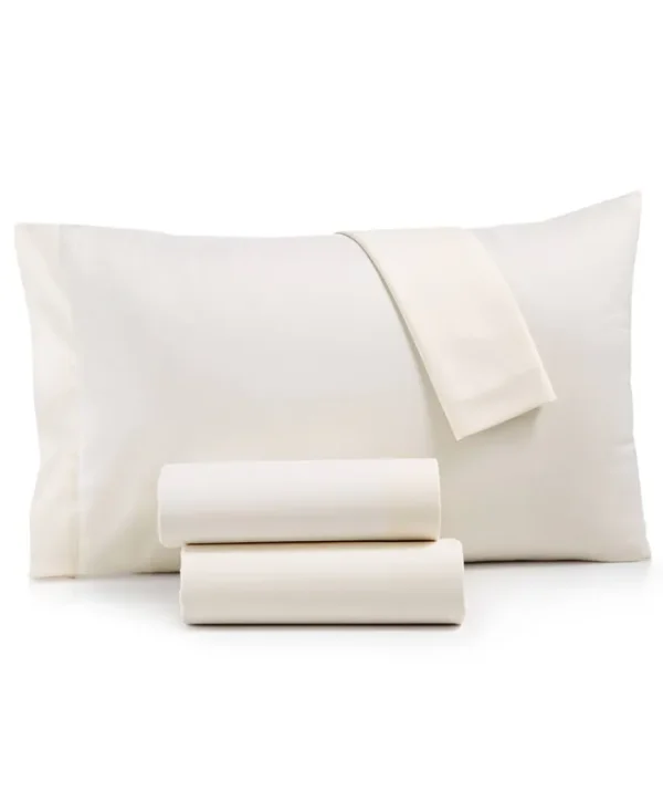 Microfiber 4 Pc. Sheet Set, Queen, Created for Macy's - Ivory