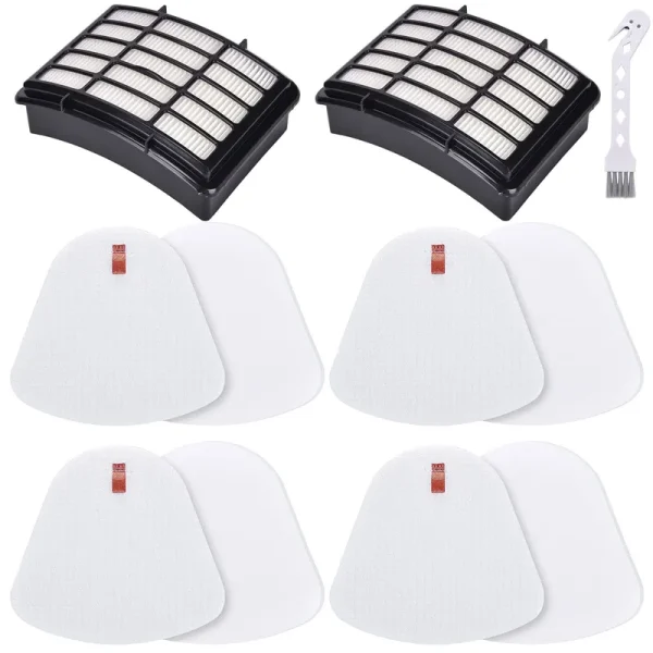 Leadaybetter 2 HEPA + 4 Foam & Felt Filters for Shark Navigator Lift-Away NV350 Nv351 Nv352 Nv355 NV356E Nv357 NV360 NV370 NV391 Uv440 Uv490 UV540