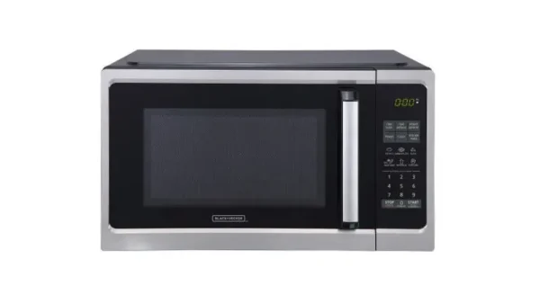 Black + Decker - 0.9 Cu. ft. Professional Countertop 900W Stainless Steel Microwave Oven