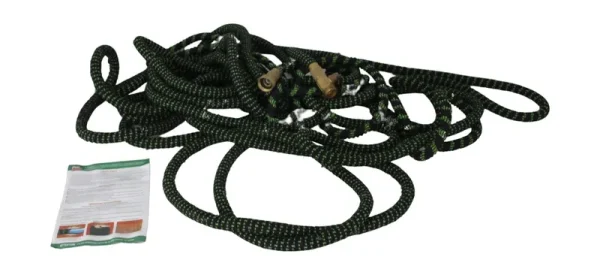 Flexi Hose with 8 Function Nozzle Lightweight Expandable Garden Hose No-Kink Flexibility 3/4 inch Solid Brass Fittings and Double Latex Core