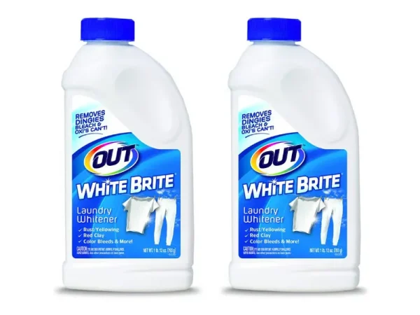 Out White Brite Laundry Whitener Powder, 1 lb 12 oz, 2 Bottles