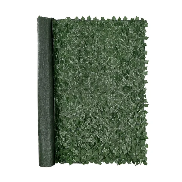 VEVOR Ivy Privacy Fence 96 x 72 in Artificial Green Wall Screen Greenery Ivy Fence with Mesh Cloth Backing and Strengthened Joint Faux Hedges Vine