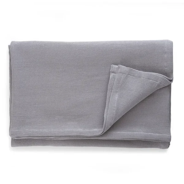 Better Homes & Gardens Cotton Waffle Bed Blanket, Full/Queen, Gray