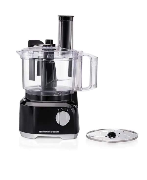 Hamilton Beach Bowl Scraper 8 Cup Food Processor | Model#70743, Black