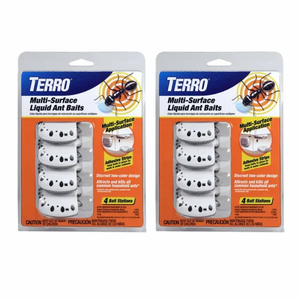 Terro Multi-Surface Discreet Liquid Ant Bait Stations 8-Pack